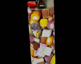 Dolly Mixtures Lighter - smoker, cigarettes, stocking filler, sweets, candy, flame, fire, gift bag
