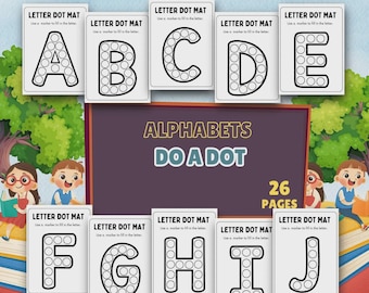 Alphabet Do a Dot Printable Activity Book (Digital Download)