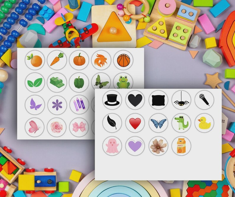 Preschool Color Sorting Activities 12 Printable Toddler Learning Worksheets Color Recognition Homeschool Educational PDF Pack image 5