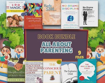 Paquete de libros sobre crianza: Desarrollo infantil, disciplina y psicología (9 archivos PDF)