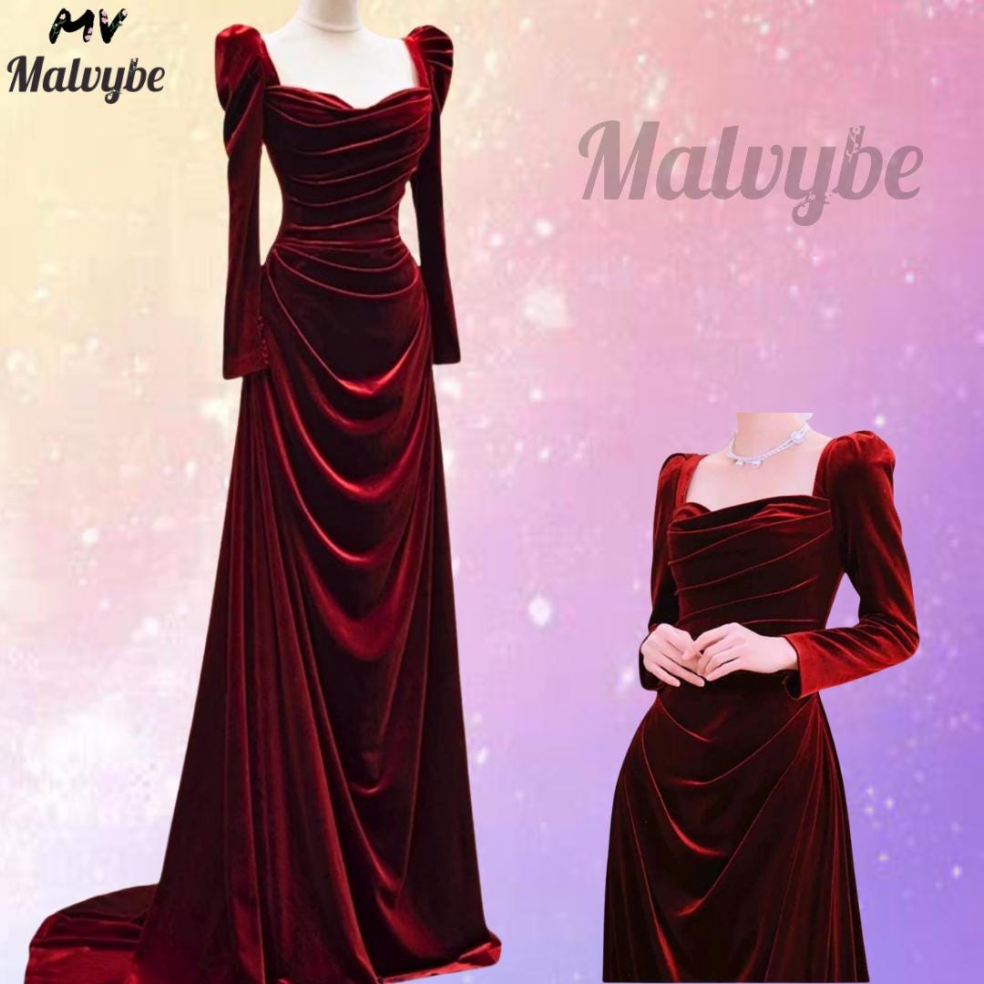 Abito boho in velluto Italia