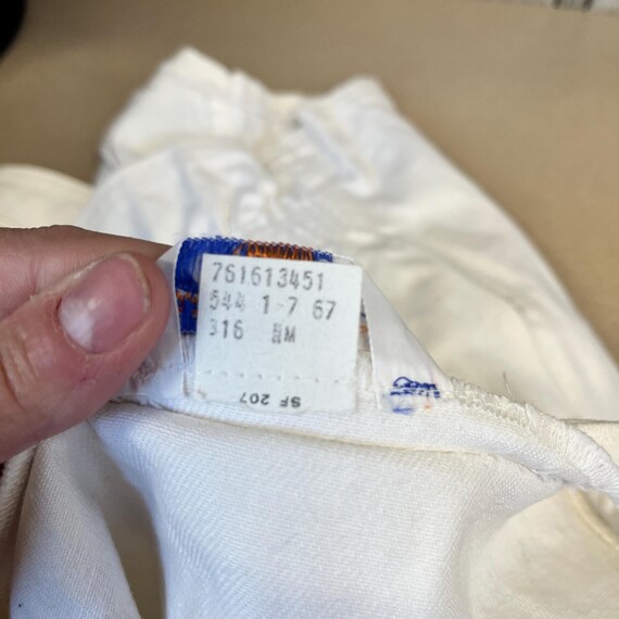 Vintage 70’s Levi’s White Denim Vest Womens - image 5