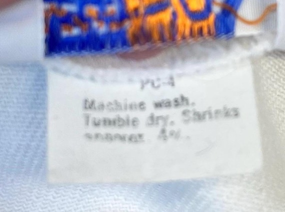 Vintage 70’s Levi’s White Denim Vest Womens - image 4