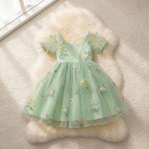 Green Birthday Dress - Etsy