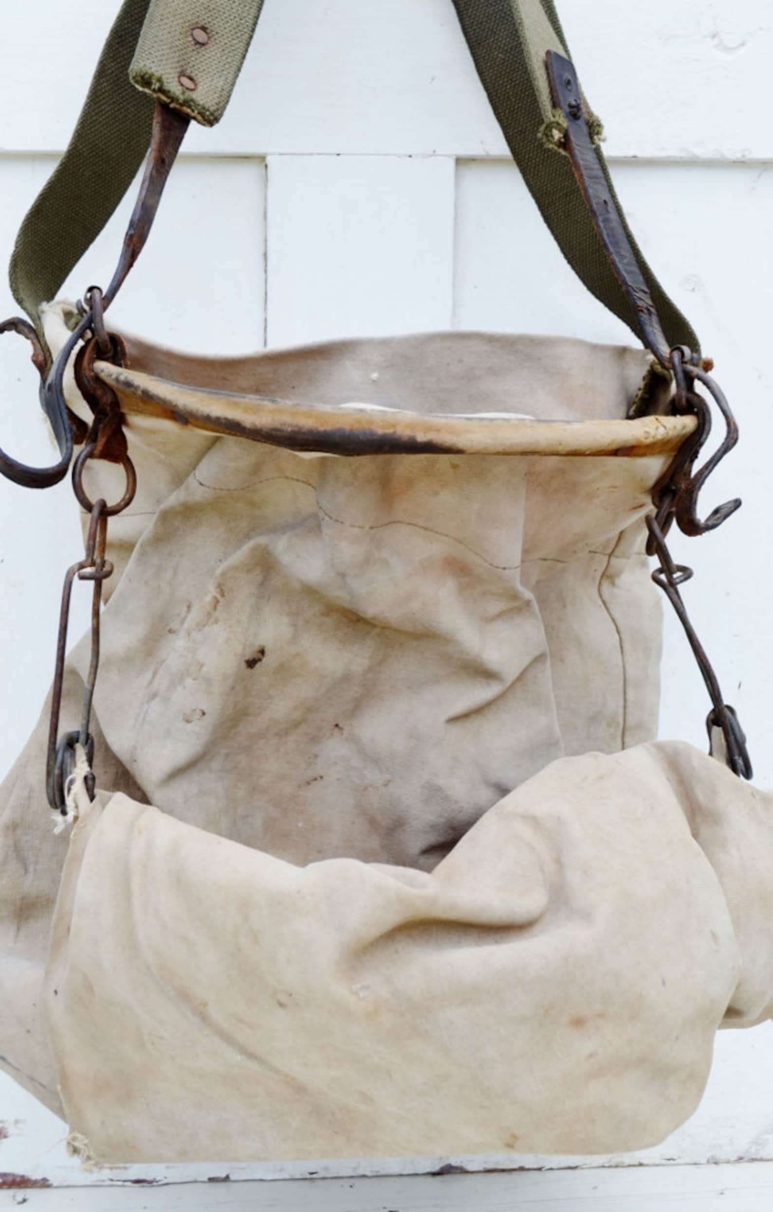 Apple Picking Bag Orchard Harvest Sack Canvas Leather Fruit Etsy