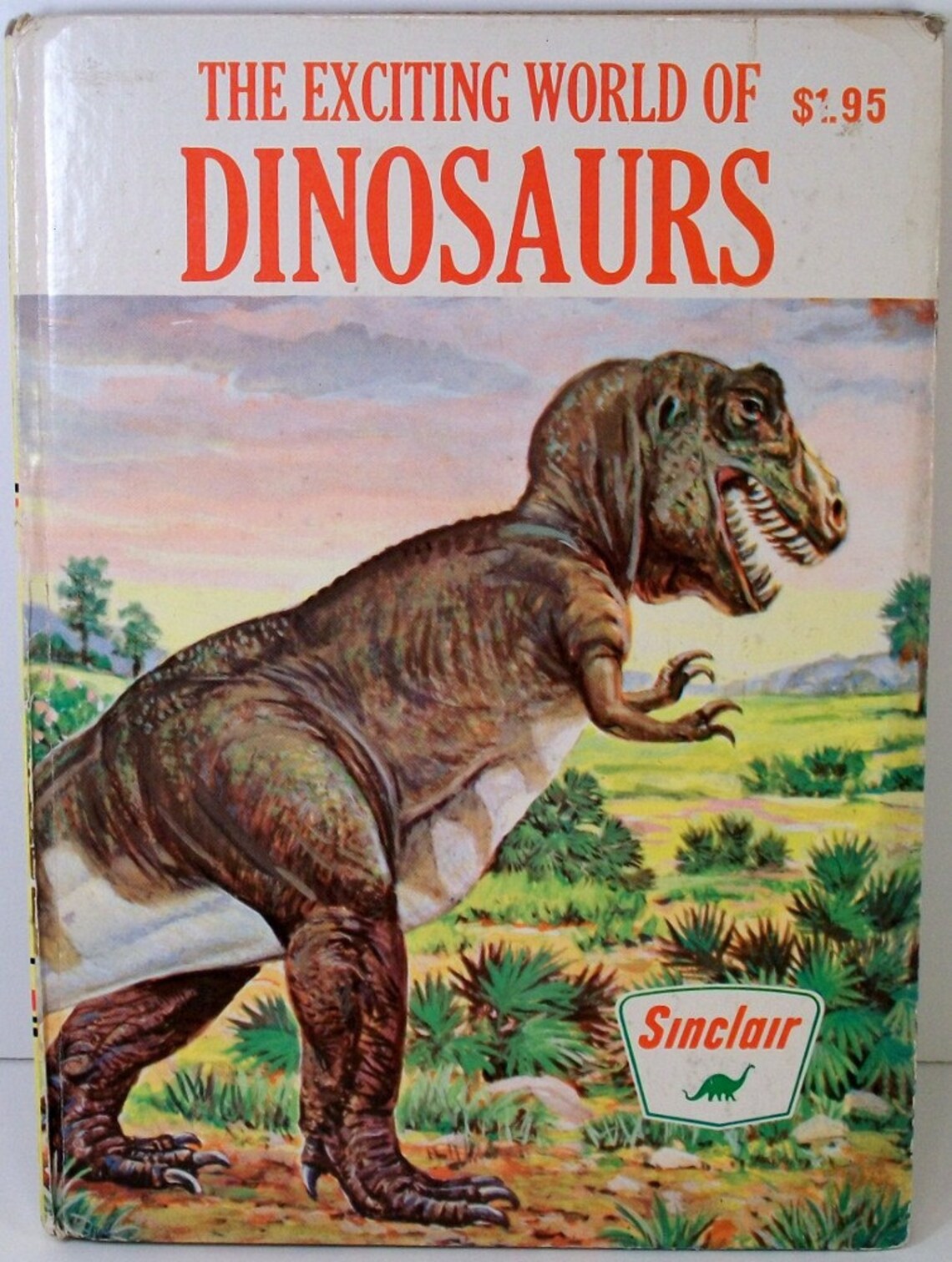 Dinosaur Book Sinclair Petroleum Oil Gas Station Premium Etsy