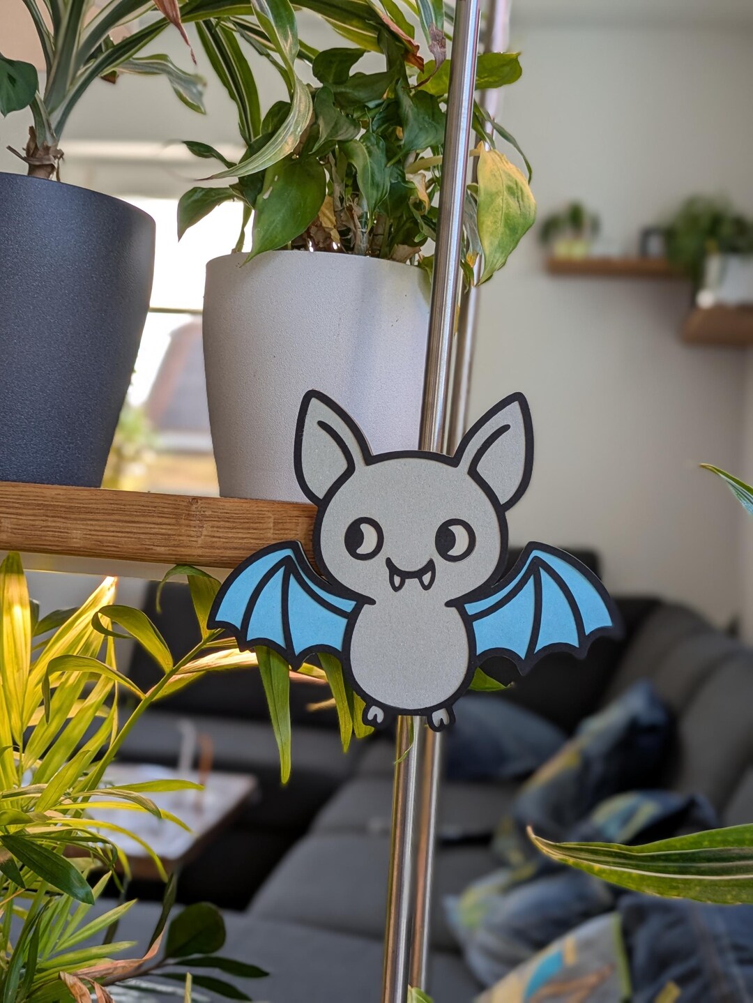 Cute Bat Corner Decoration SVG | Multilayer Laser Cut & Papercraft ...