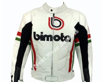 Vintage Original Vera Pelle Biker Jacket Leather Brass Zippers