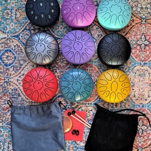 Steel Tongue Drum Rain Drum 6-inch 11 Tone C-Key