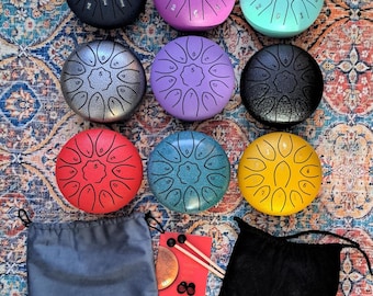 Steel Tongue Drum Rain Drum 6-inch 11 Tone C-Key