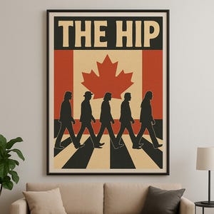 The Tragically Hip New Poster Print  l  Memorial  l  Rock and Roll  l  Canada  l Digital Download