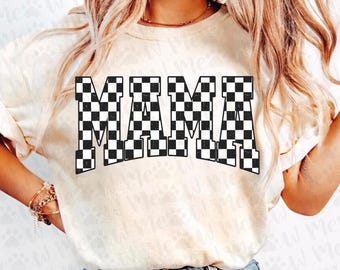 Mama Png, Digital Png File Mama Distressed Checker Printable Sticker Sublimation Dtg Dtf Design INSTANT DOWNLOAD