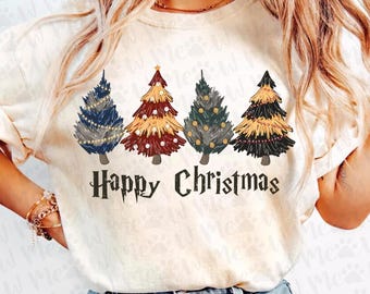 Árbol de Navidad (Png), Escuela de Magia (Png), Casas de Magos de HP (Png) Navidad (Png), Feliz Navidad (Png), Escuadrón de Navidad (Png), Diseño de Camiseta Navideña