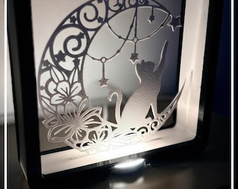 USB - Led Katzenlampe | 3D gedrucktes Modell