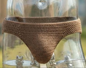 Pantaloncini da bagno da uomo unici, realizzati a mano all'uncinetto / Moda spiaggia unica / Costumi da bagno artigianali Spedizione gratuita