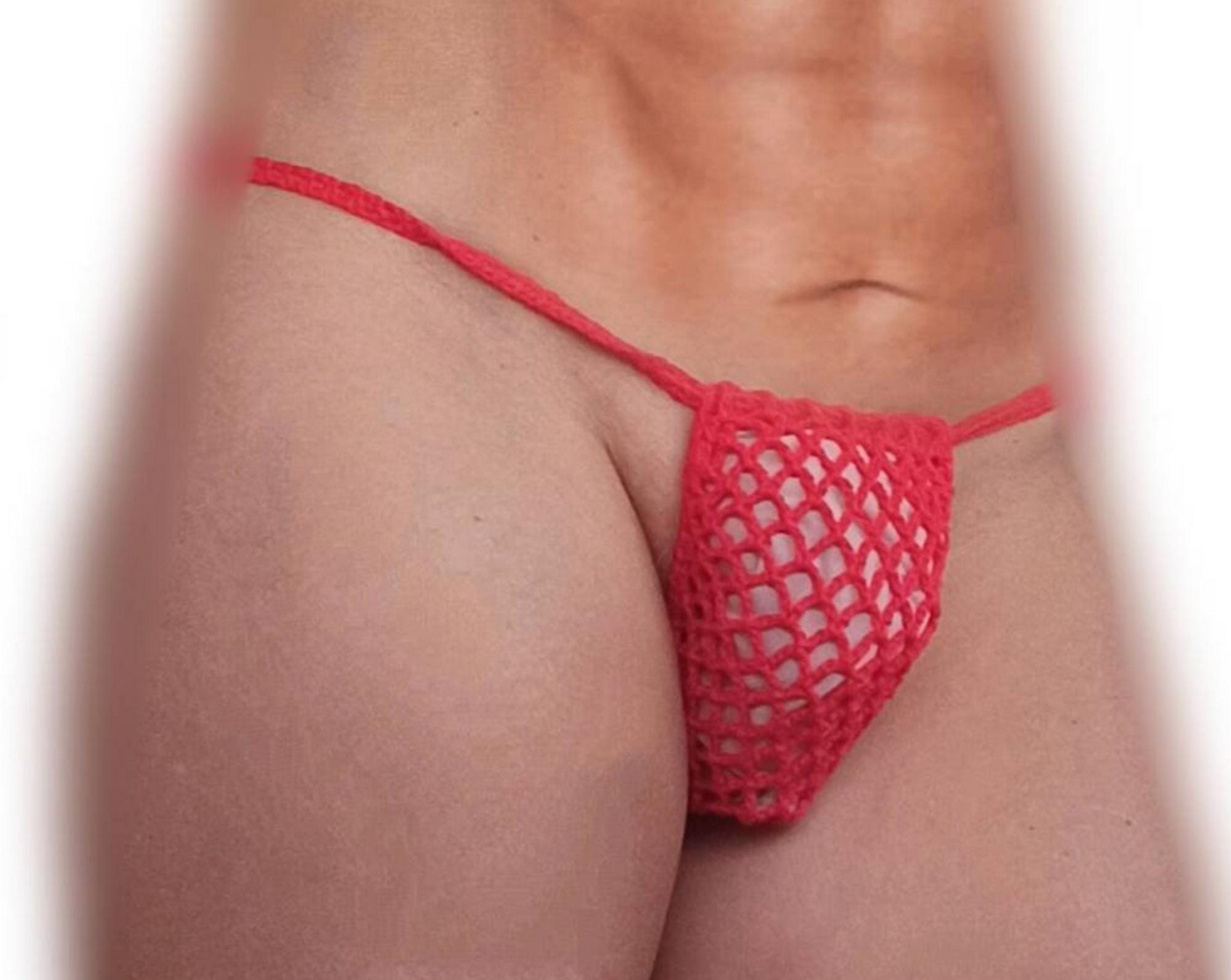 Slip Hipster Uomo Jaxfstk Con Pouch - Microfibra Nylonspandex - Fantasia Floreale - Intimo Sexy