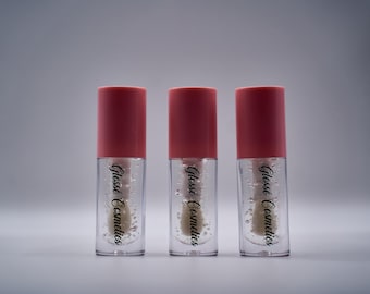 Brillo de labios transparente: brillo hidratante de alto brillo y no pegajoso / Brillo de labios hidratante con aceite / Glossé Cosmetics