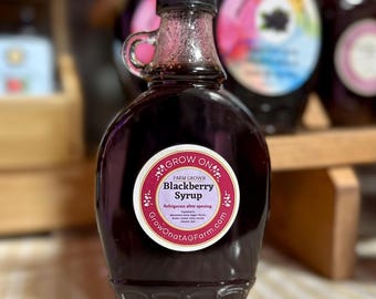 Blackberry Syrup | 8 oz | Handmade by Special Needs Adults
