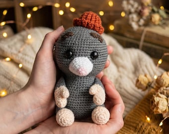 Crochet Mole Pattern: Amigurumi Forest Animal (PDF Pattern)