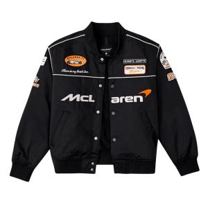 McLaren Racing Bomber Jacket: Embroidered F1 Motorsport Fan Gift