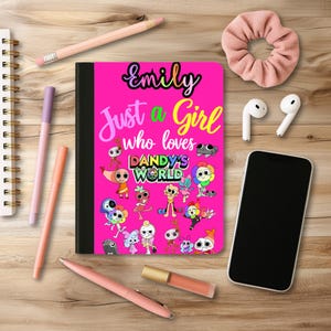 Dandy's World Custom Composition Notebook for kids