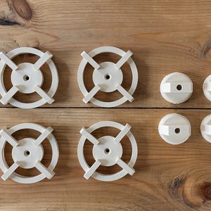 Mud Kitchen Oven Burners and Knobs, Pretend Kitchen Oven Burners and Knobs, Pretend Play