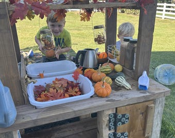 The OG - Black Mud Kitchen Oven Burners and Knobs, Pretend Play PLA Parts