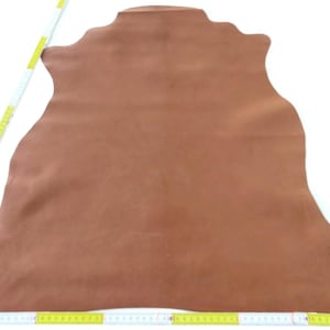 Ziegenleder | ganze Lederhaut | Natur Braun | 1,0mm | Oberleder | Echtleder | Bastelleder | Bastelbedarf | Mittelalter | Rüstung | Larp DIY