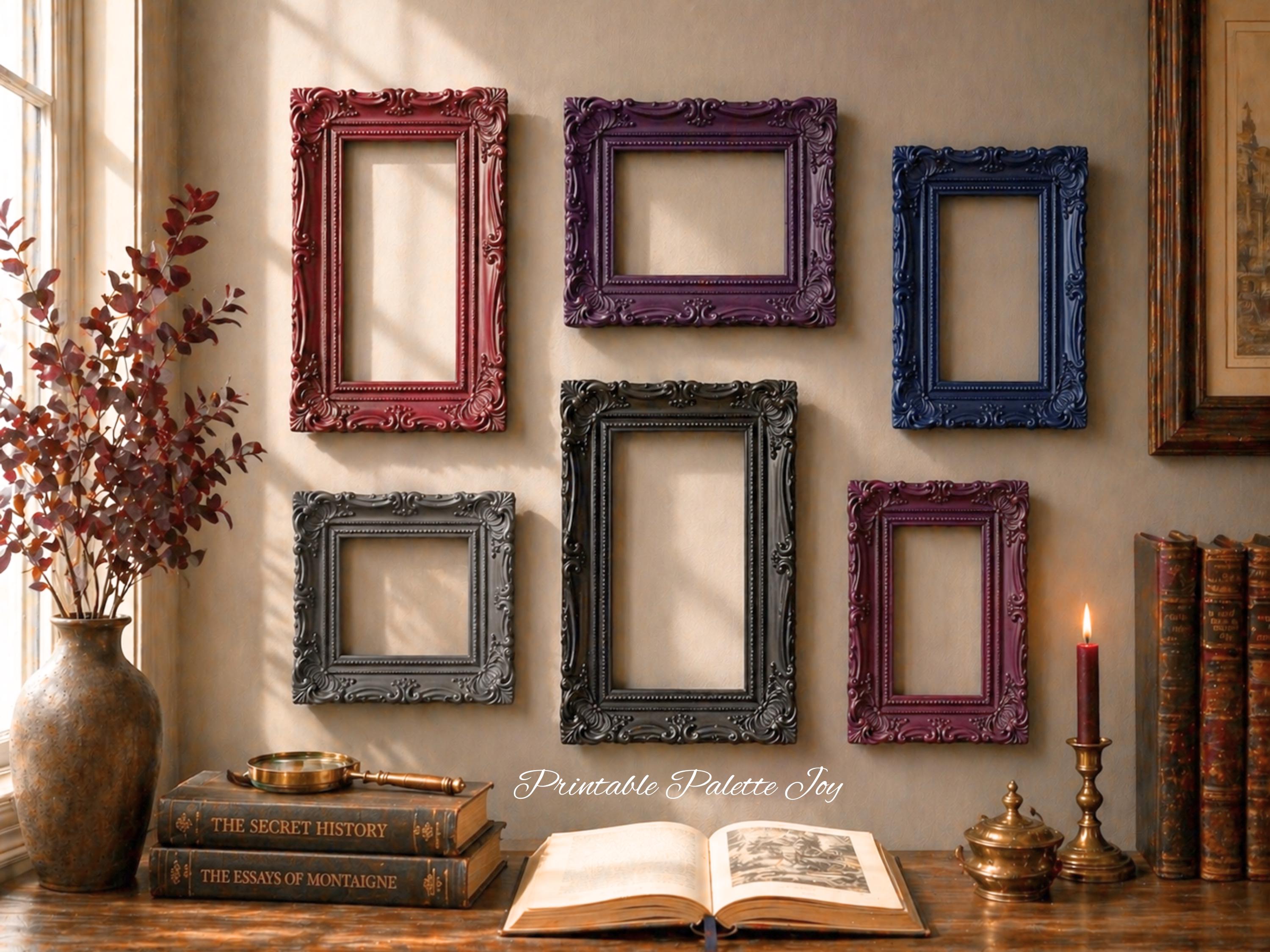 Gothic picture frame - Etsy 日本 ☆ロココ調ウォールデコ 薔薇の 