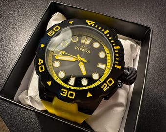 New Invicta Pro Diver Men's Watch - Yellow-Black