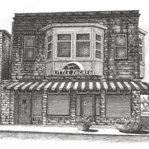 Janko&#39;s Little Zagreb, Indiana University, Bloomington, Indiana, Fine Art Print