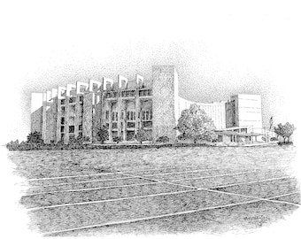 Assembly Hall, Indiana University,Bloomington, Indiana, Fine Art Print