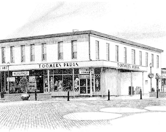 Toomer&#39;s Corner, Auburn University, Auburn Alabama, Fine Art Print