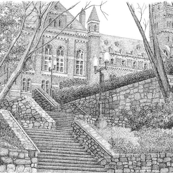Georgetown University, Fine Art Print