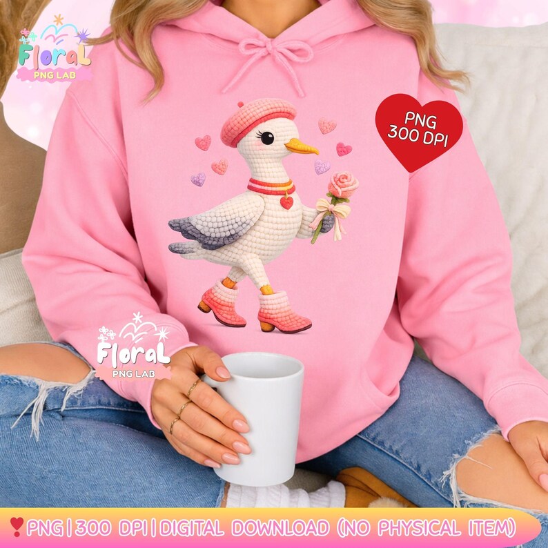 Paquete PNG de gaviotas de San Valentín, 12 imágenes prediseñadas de ...
