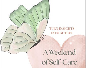 Self-Care Workbook: Stress Relief & Self-Discovery Journal (Digital Download)