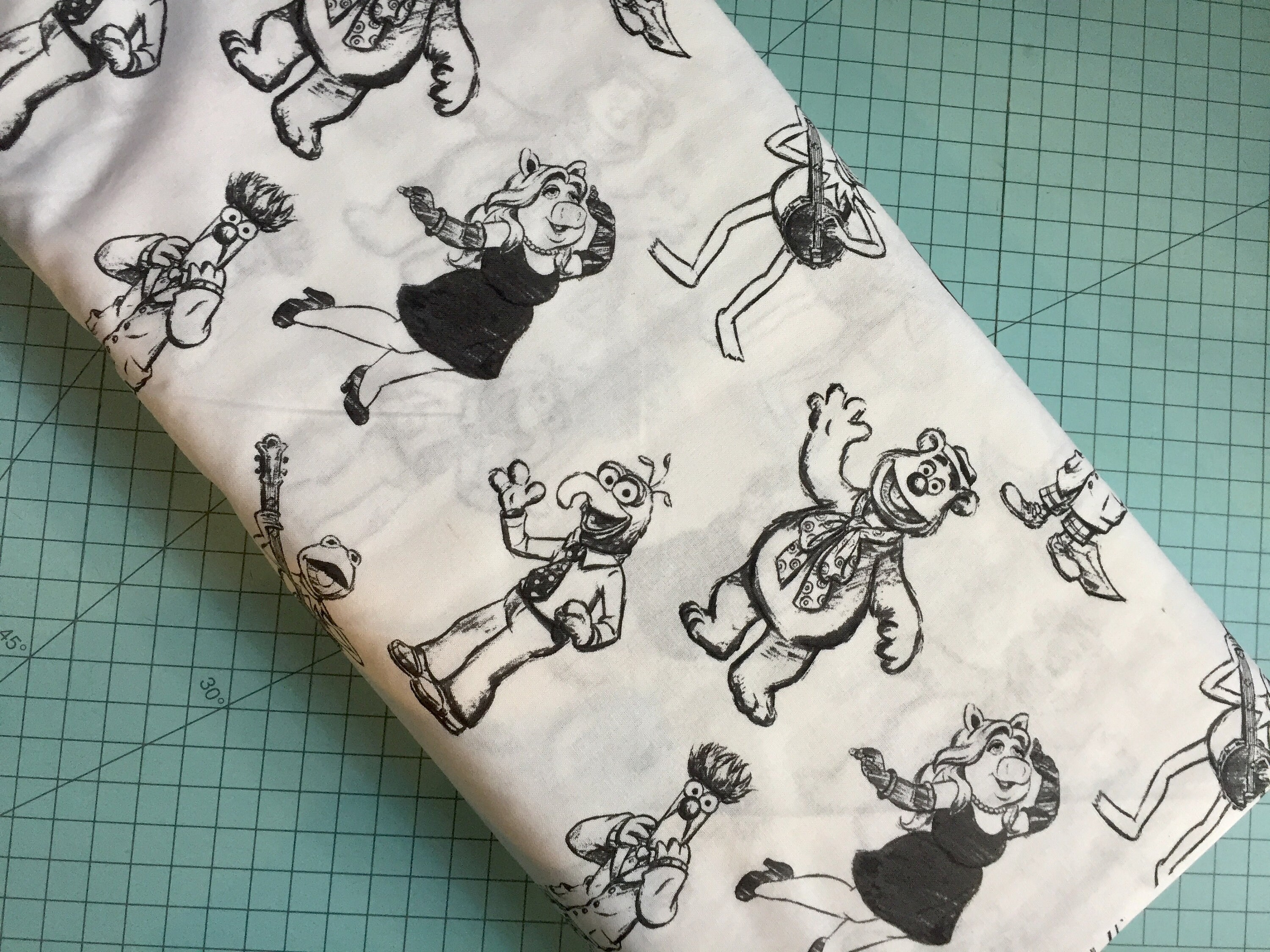 Muppets - White Fabric by the Yard - Etsy