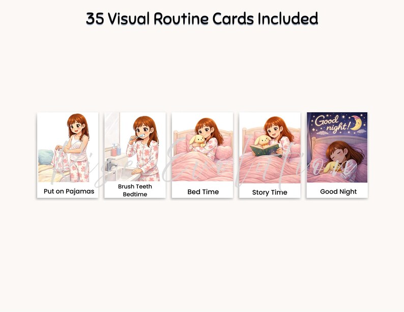 Read A Book Routine Visual Visual Schedule Cards Bundle for Kids | Autism & ADHD Routine Cards ...