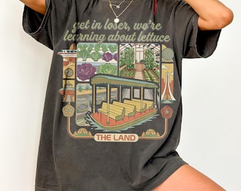 Get In Loser We Are Learning About Lettuce Shirt, Funny Epcot Living With The Land Tee, Retro Disney World Gardening Shirt
