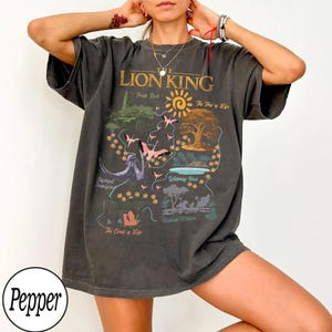 The Lion King Map Shirt, Pride Lands Safari Tee, Retro Simba Hakuna Matata Top, Vintage Tree of Life Gift, Animal Kingdom Adventure Shirt