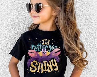 Camiseta "Prefiero ser Tamatoa Brillante", camiseta de Moana con el Cangrejo Brillante de Disney, camiseta con frase divertida de villano de Disney, regalo para fans de Moana