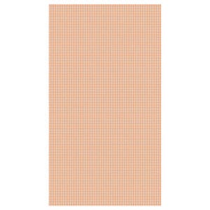 Pumpkin Orange & White Gingham Tablecloth | 58×58" 58×102" Fall/Thanksgiving/Rustic Farmhouse Dining Linen | Autumn Cotton Table Decor image 4