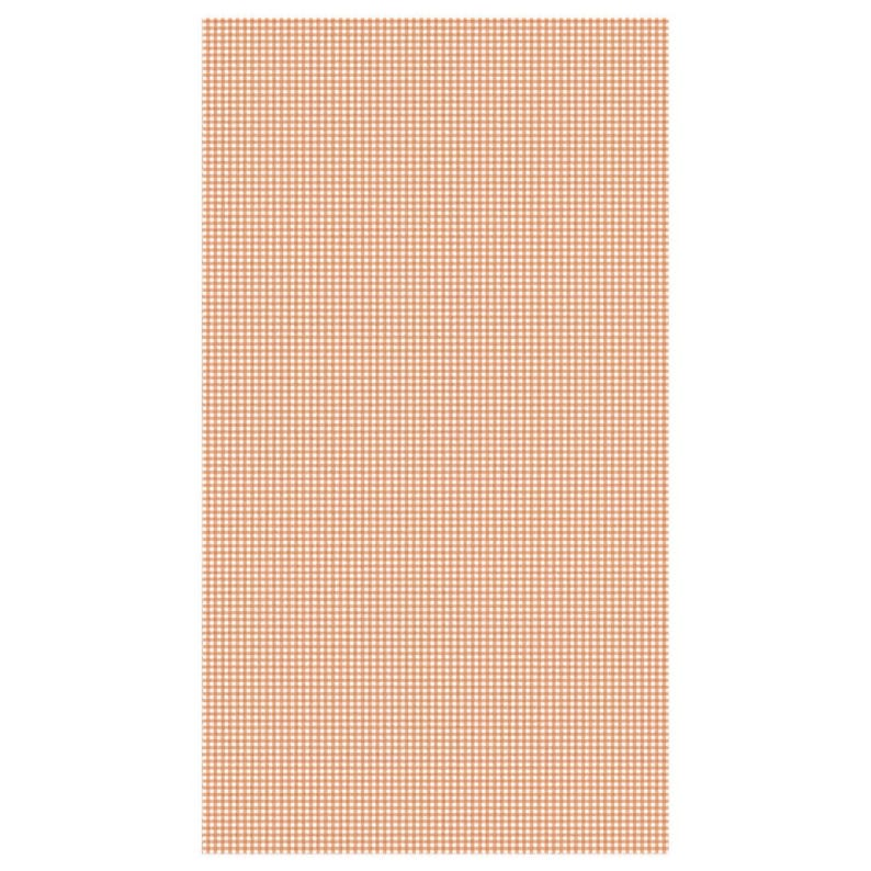 Pumpkin Orange & White Gingham Tablecloth | 58×58" 58×102" Fall/Thanksgiving/Rustic Farmhouse Dining Linen | Autumn Cotton Table Decor image 4
