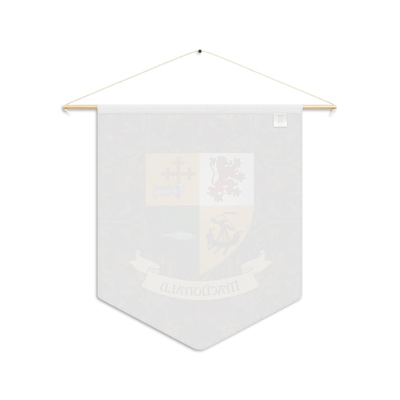Personalized Coat of Arms Pennant Flag | Custom Family Crest Surname Banner | Medieval Heraldic Wall Hanging | Castlecore Home Decor Gift image 14
