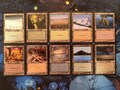 Set of 10 proxy dual lands oldschool visuals product logo