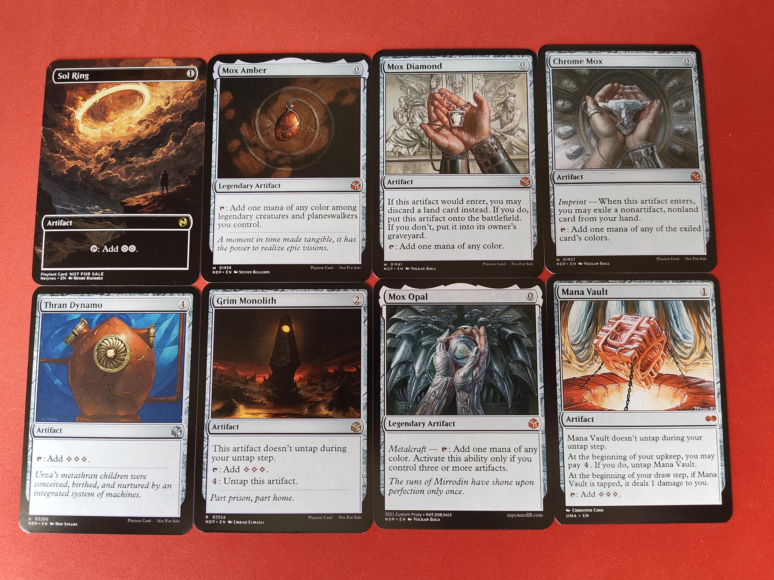 MTG proxy パワーナインセット Power Nine Magic the Gathering Proxy