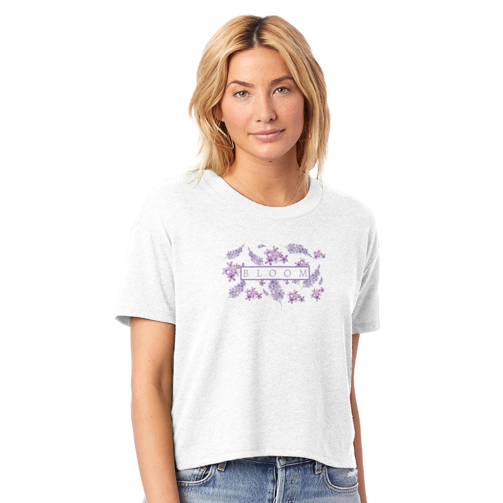 Boho Luxe T-Shirt Top (lilac) main image 0