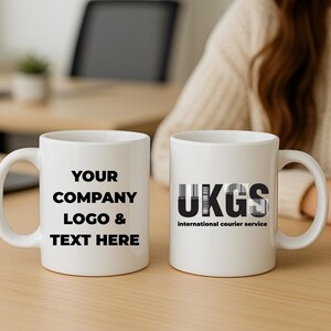 Custom Logo Coffee Mug: Personalized Business Gift, Ceramic Mug