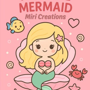 Magical Ocean Princess Kawaii Coloring Book