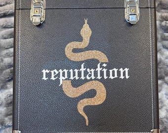 T Vinyl Record Holder Case REP Gold